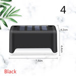 Nueva actualización Lámpara solar de valla LED impermeable Luces solares de cubierta Luz solar de paso al aire libre para escaleras de patio, camino de jardín, patio de paso