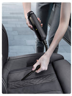 Handheld wireless car vacuum cleaner with brush attachment and crevice tool