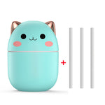 Air Humidifier Cute Cat Ultra-Silent USB Office Household Bedroom Car Aromatherapy Air Purifier With Led Cool Mist Spray