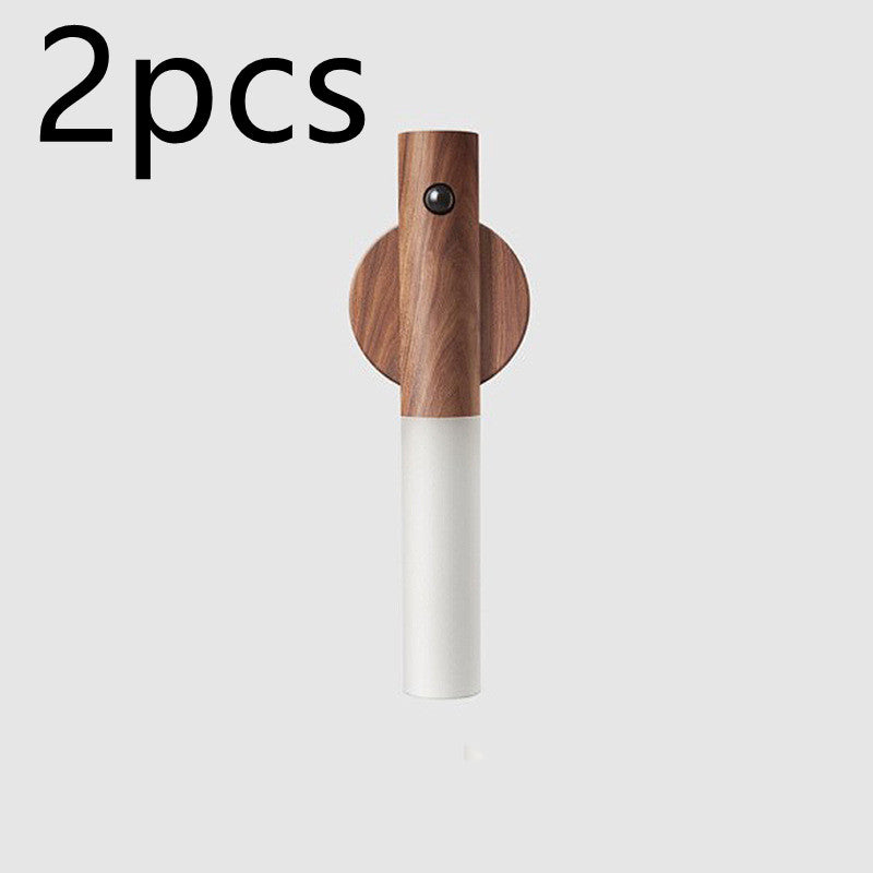 Auto LED USB Magnetic Wireless Night Light Corridors Porch Lights PIR Motion Sensor Wall Light Cabinet Lamp