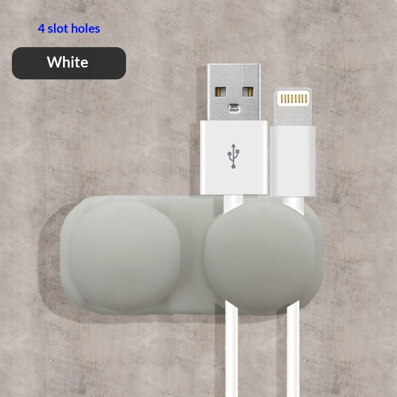 Simple Tangle-Proof Cable Organizer For Data Cables