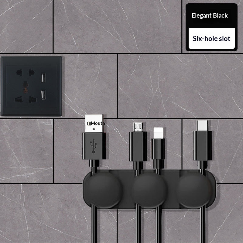 Simple Tangle-Proof Cable Organizer For Data Cables