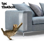 Transparent PVC sofa guard pad, 15x45 cm, 1 piece
