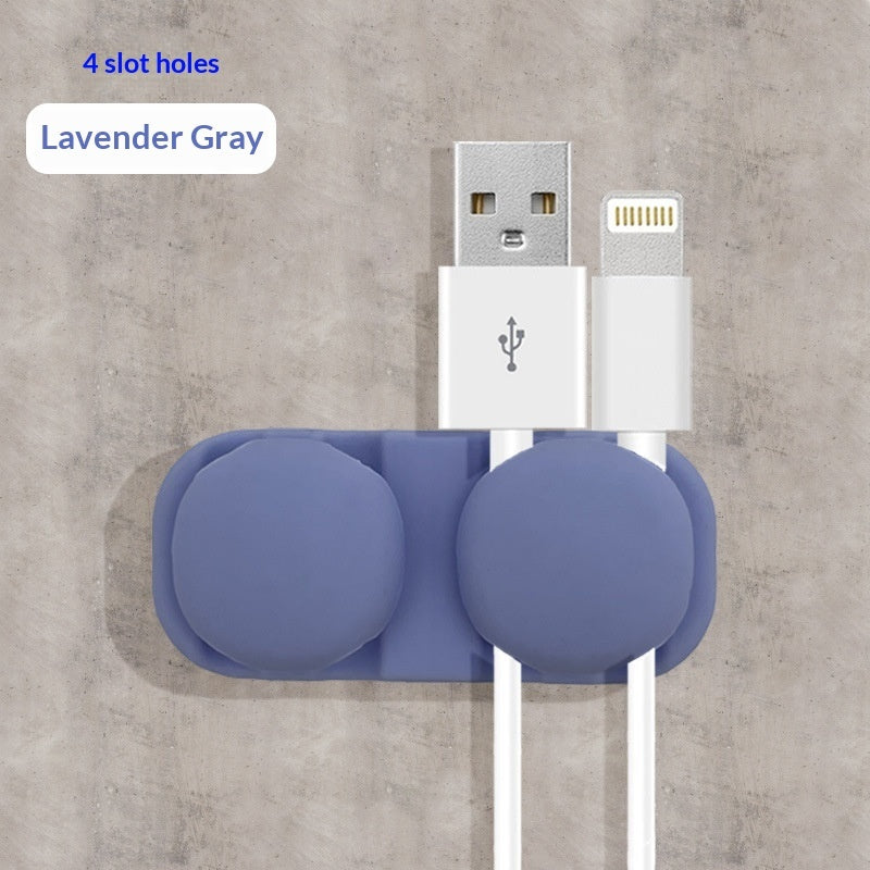 Simple Tangle-Proof Cable Organizer For Data Cables