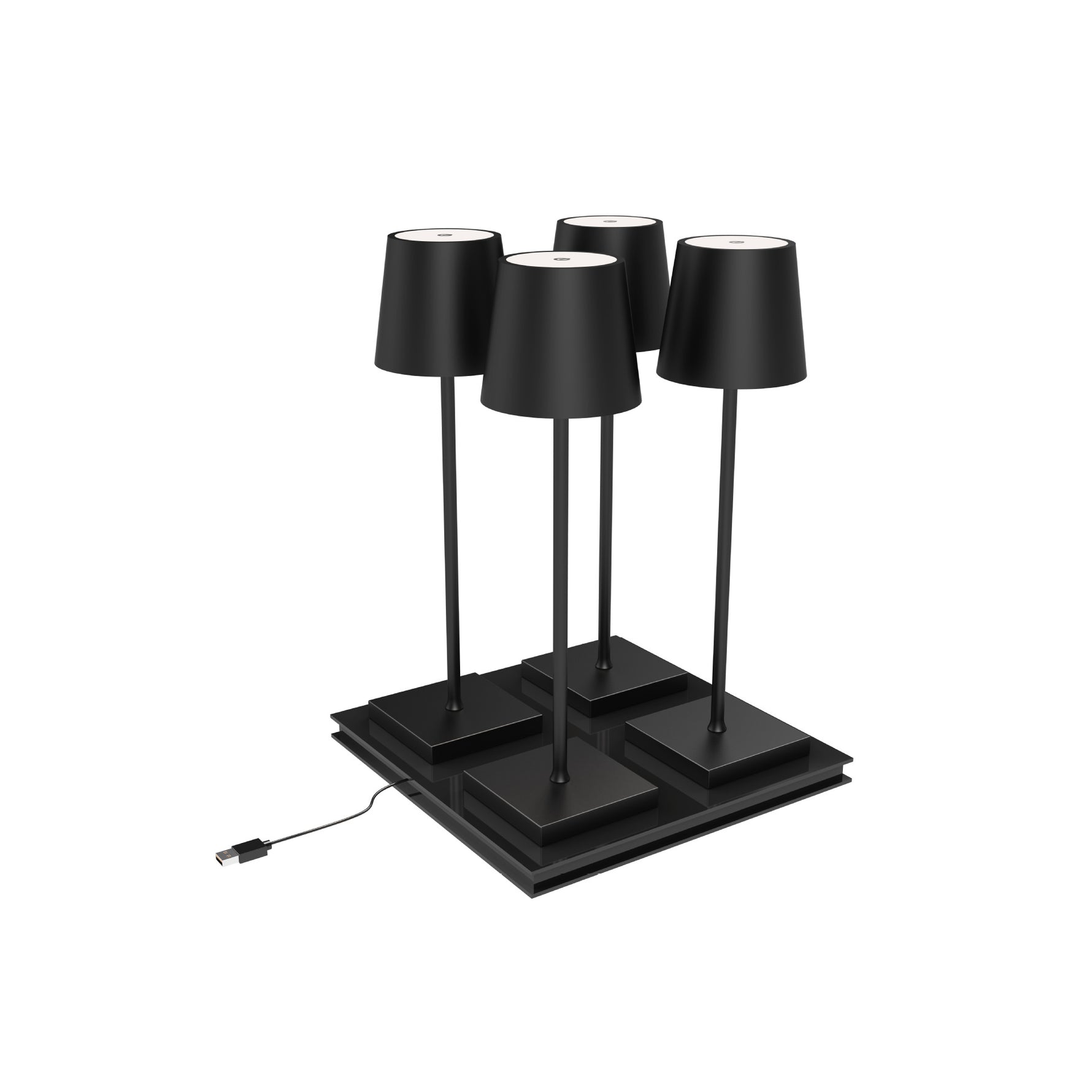 Creative Wireless Desktop Charger Portable Charging Desk Lamp
