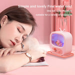 Creative Home Desktop Small TV Shape Humidifier Atmosphere Lights