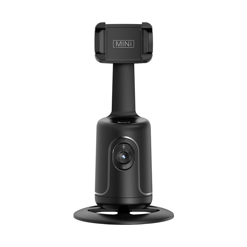 AI face tracking phone gimbal on base, black MINI holder