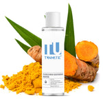 Tunmate turmeric toner bottle with white cap and silver ring, front label visible