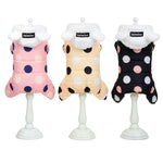 Polka Dot Four-Leg Cotton Dog Winter Coat – Warm Pet
