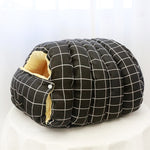CozyPaws Enclosed Cat Nest - Four Seasons Removable & Washable Sleeping Bag with Extra Space