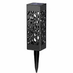 Luces solares para jardín, camino, lámpara de césped para decoración de faroles de jardín, luz de sendero exterior inalámbrica, impermeable, LED nocturna, lámpara solar