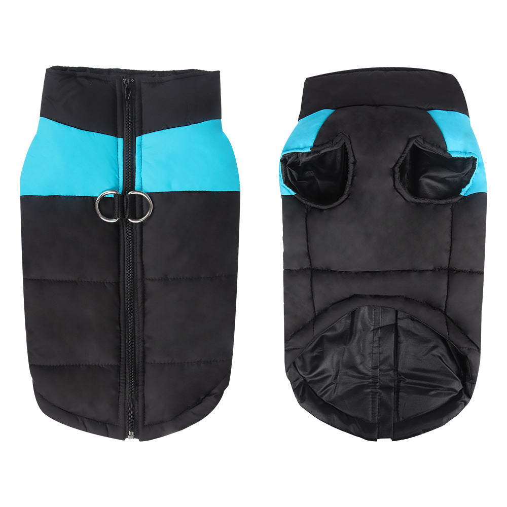 Winter Dog Down Jacket – Pullover for Small & Large Dogs