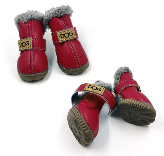 PawPal Thick Winter Dog Boots - Insulated for Ultimate Warmth and Comfort