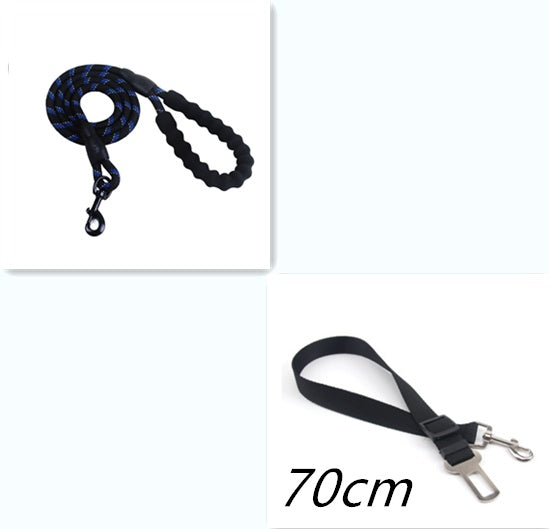 Reflective Nylon Dog Leash - Durable, Versatile Rope for Small to Large Dogs - Perfect for Walking & Training