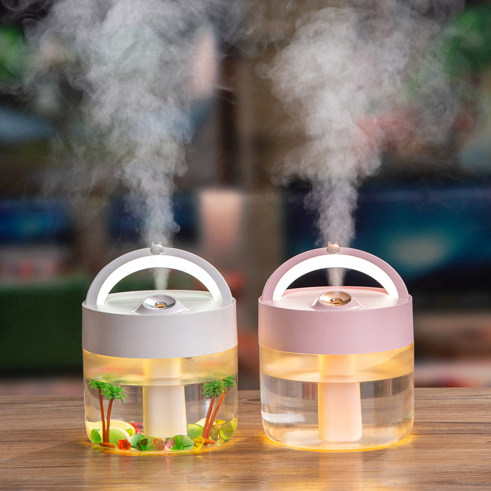 Humidificador silencioso con atenuación