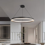 Annular Led Dining Room Lamp Is Light And Luxurious
