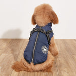 Fleece-Lined Reflective Dog Cotton-Padded Winter Coat