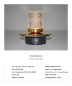Charging Small Desk Lamp Three-Color Touch Ambient Light
