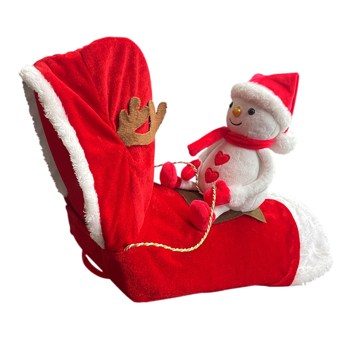 Santa Claus Riding Deer Dog Christmas Costume