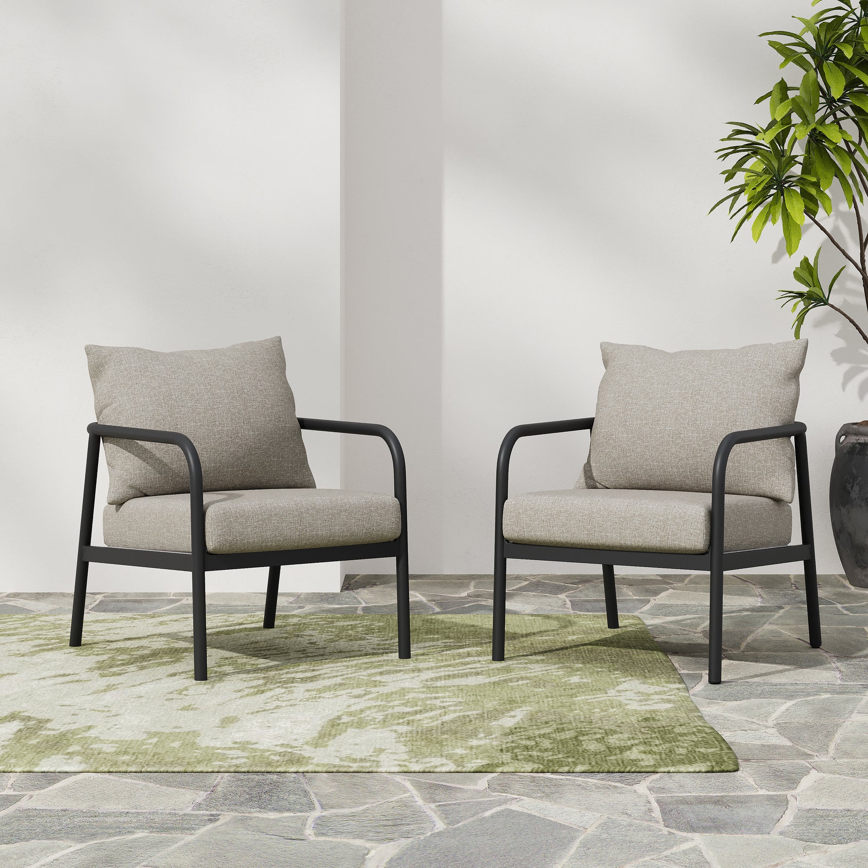 Leora Round Tube Sofa Chair