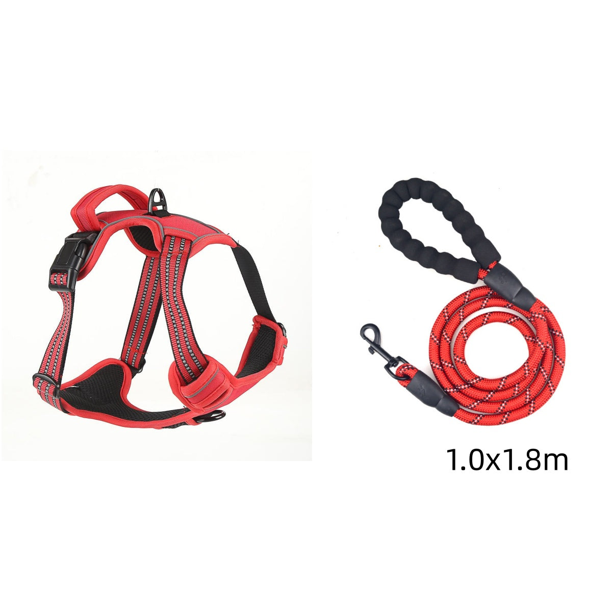 PawJoy No-Pull Dog Harness | Breathable & Reflective Comfort Vest for Active Pets