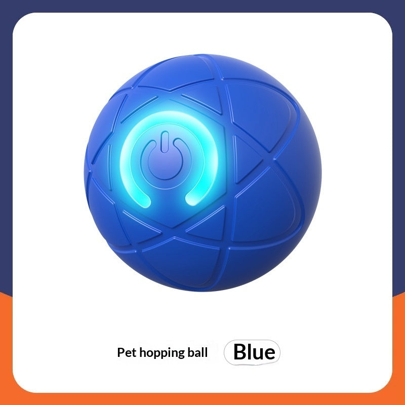 Jumping Joy Electric Dog Ball - Automatic Teasing & Luminous Fun for Active Pets