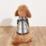 Fleece-Lined Reflective Dog Cotton-Padded Winter Coat