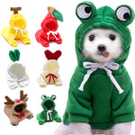 CutePaws Cozy Fleece Hoodies for Small Dogs - Stylish Winter Warmth for Frenchies & Chihuahuas