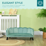PawHut Dog Sofa, Pet Couch Bed For Medium, Large Dogs, With Legs, Cushion - Green