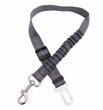 Adjustable Reflective Dog Seat Belt – Elastic Safety Harness for Car Travel