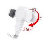 Soporte Universal de Gravedad para Teléfono, Montaje para Rejilla de Ventilación de Coche, Soporte de Metal para Móvil, Soporte GPS para Smartphone, Soporte de Cuna para Rejilla de Ventilación para Teléfono Móvil