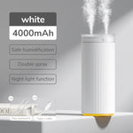 Small Humidifiers 500ml Desk Humidifier Night Light Function Quiet Operation Electric Aroma Diffuser Air Car Humidifier