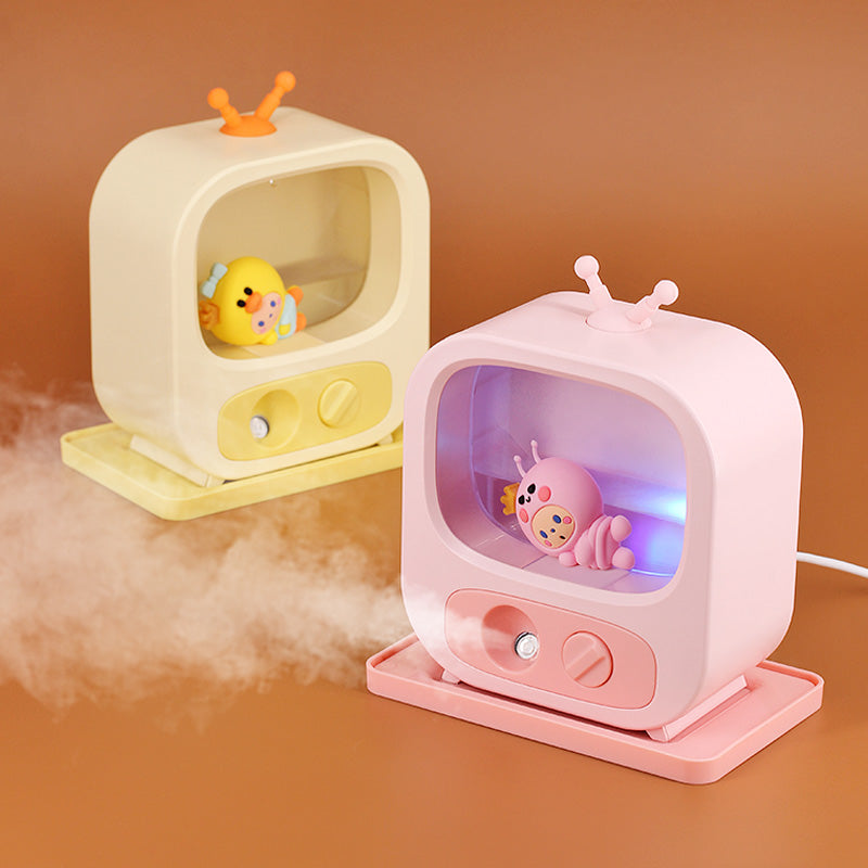 Creative Home Desktop Small TV Shape Humidifier Atmosphere Lights