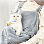 Anti-Scratch Cat Apron – Soft Plush Pet Camisole