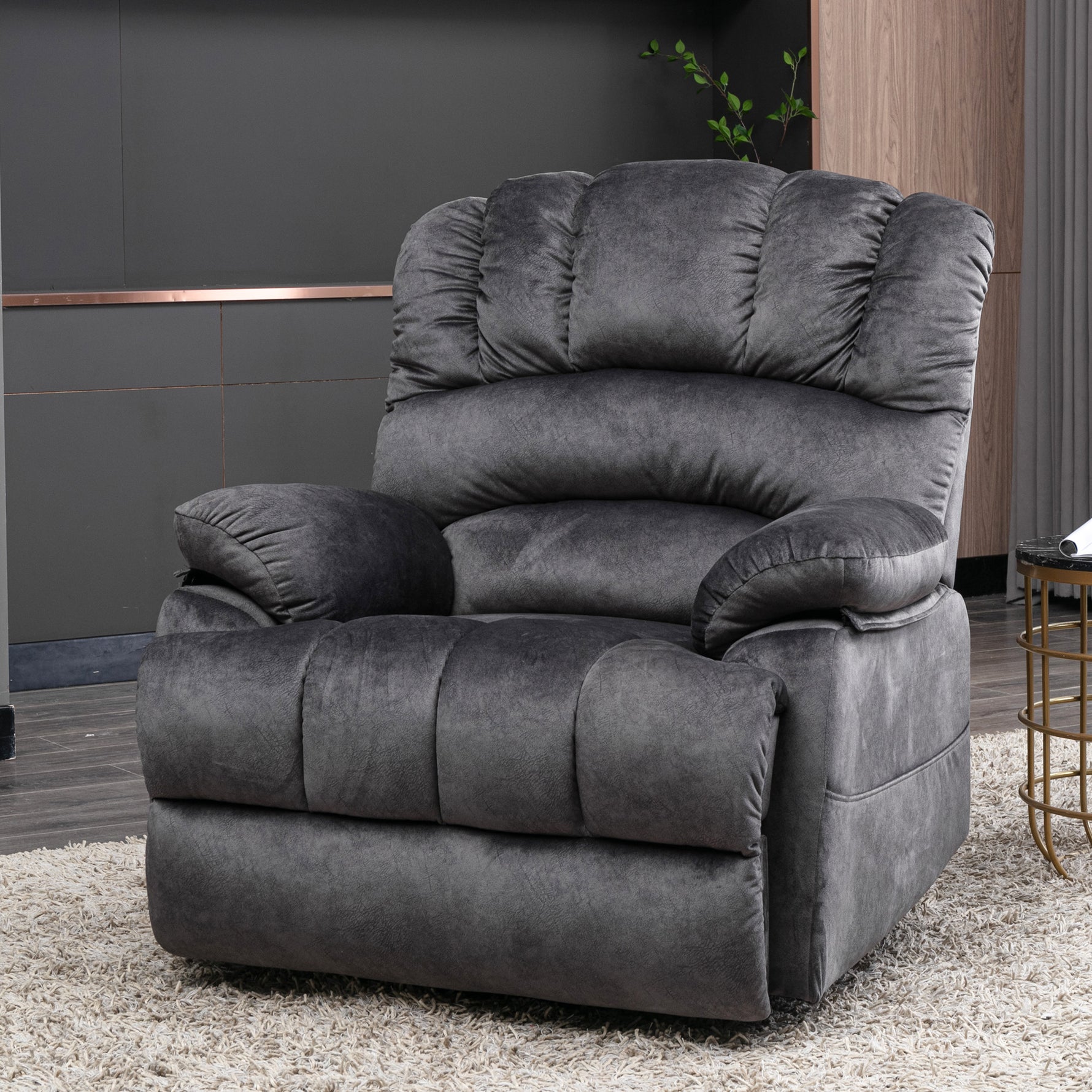 Electric Power Lift Recliner Chair Sofa With Massage And Heat For Elderly, 2 Side Pockets, USB Ports