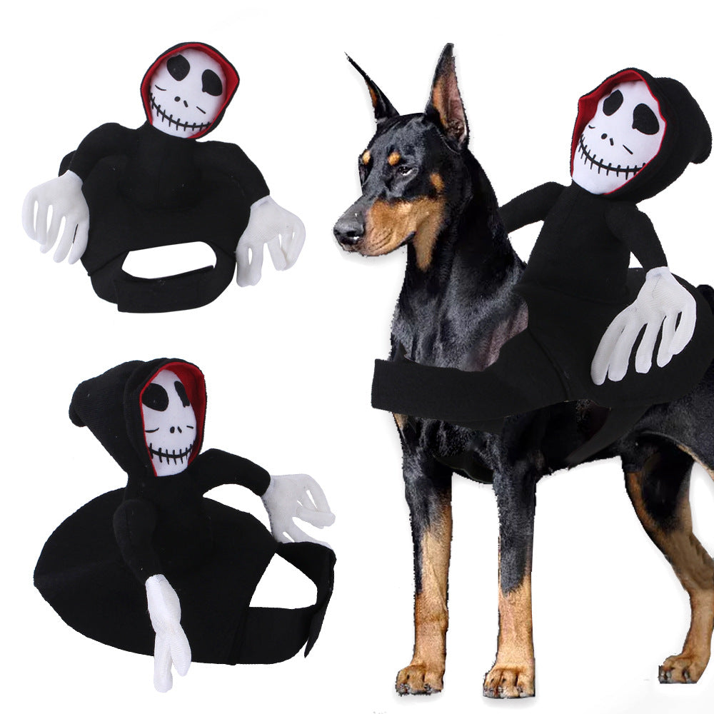 Funny Halloween Dog Costume – Spider Pumpkin Pet Vest