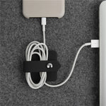Creative Silicone Button Cable Organizer Headphone Storage