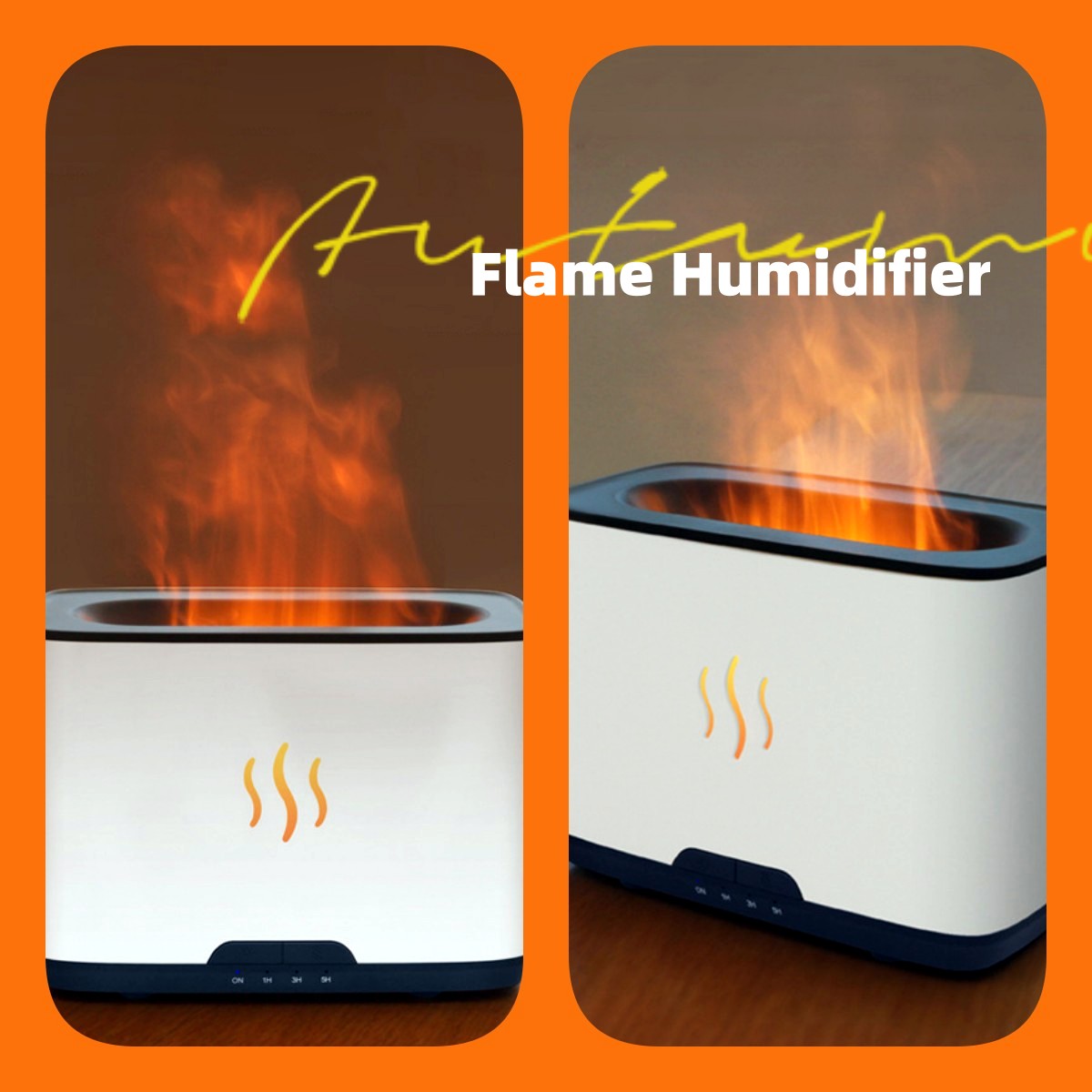 Nuevo humidificador de aromaterapia Flame para el hogar, de escritorio, de gran capacidad, para decoración del hogar