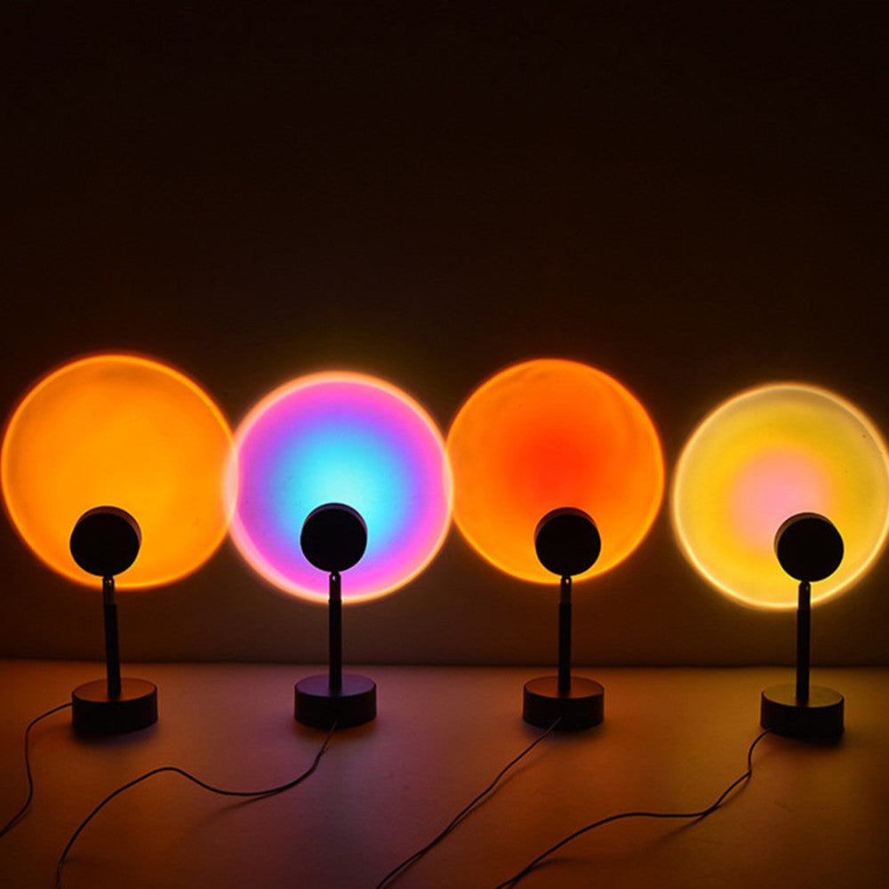 Projecteur coucher de soleil "Le soleil ne se couche jamais" Lumière d'ambiance