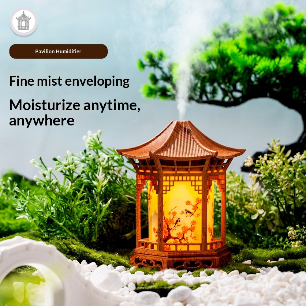 Atmospheric Home-use Moisture-boosting High-mist Output Chinese-style Mini Humidifier For The Bedroom