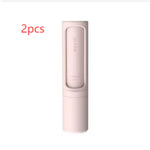 Reusable pet hair lint roller brush in pink, 2 pcs