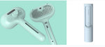 Mint pet grooming brush with comb pins and USB charging module