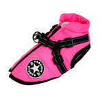 Fleece-Lined Reflective Dog Cotton-Padded Winter Coat