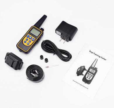 PawTech Remote Control Dog Training Collar with Adjustable Sensitivity & Vibration Mode