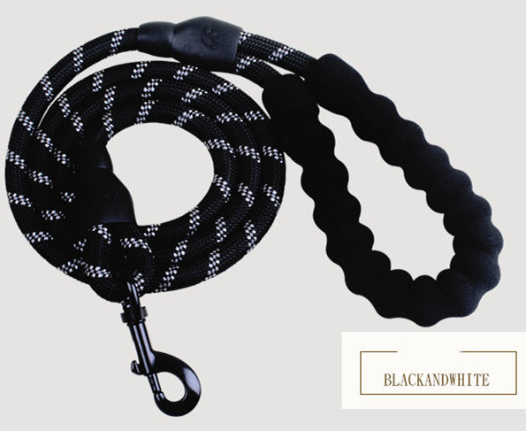 Reflective Nylon Dog Leash - Durable, Versatile Rope for Small to Large Dogs - Perfect for Walking & Training