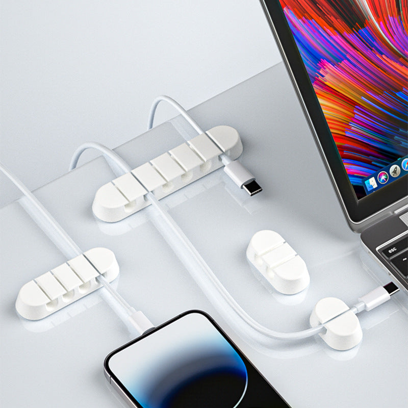 Protector de cable de datos autoadhesivo Organizador de cables de escritorio