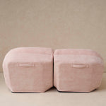 Convertible Fold-Out Single Sofa Bed,Pink,the Right Part Of The Complete Product.
