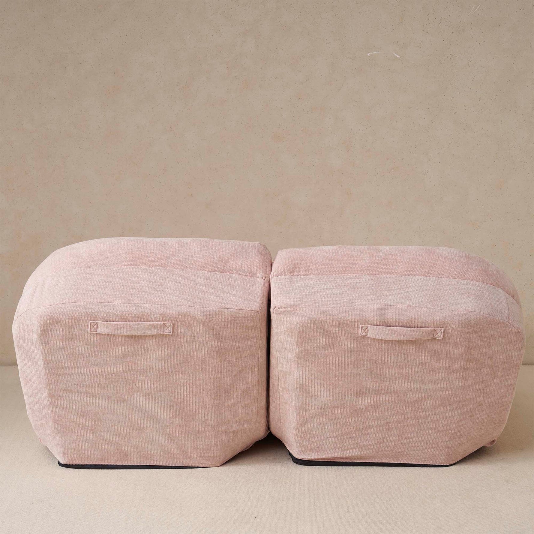 Convertible Fold-Out Single Sofa Bed,Pink,the Right Part Of The Complete Product.