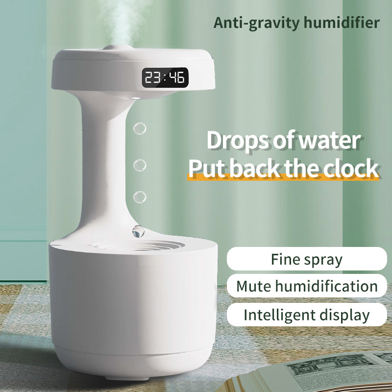 Difusor de aroma antigravedad al por mayor con gota de agua, un solo brazo, nuevo diseño, humidificador de aire antigravedad, difusor de yoga