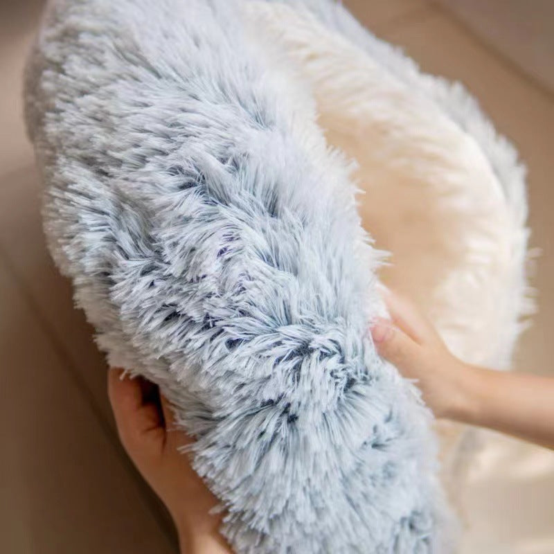 CozyNest Semi-Closed Cat Bed | All-Season Comfort for Small Dogs & Cats | Warm & Inviting Winter Retreat
